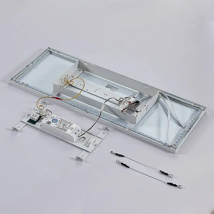 Arcchio LED-Panel Brenda - L x B x H: 80 x 29,5 x 5,5 cm, weiß / opal, weiß / opal