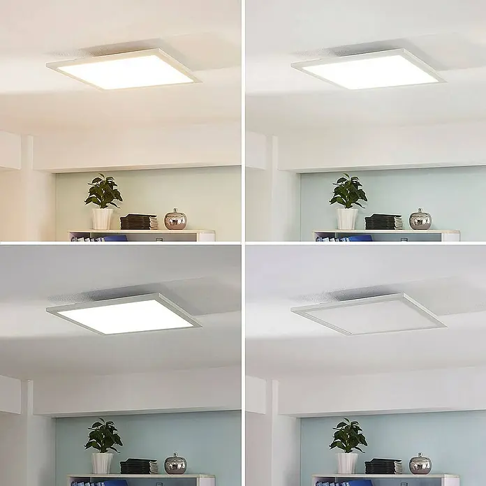 Arcchio LED-Panel Lysander - weiß / opal, weiß / opal