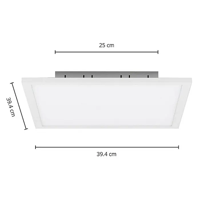 Arcchio LED-Panel Lysander - weiß / opal, weiß / opal