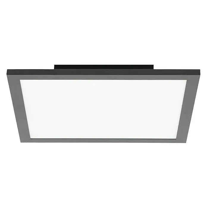 Lindby LED-Panel Lamin - L x B x H: 29,5 x 29,5 x 5 cm, schwarz