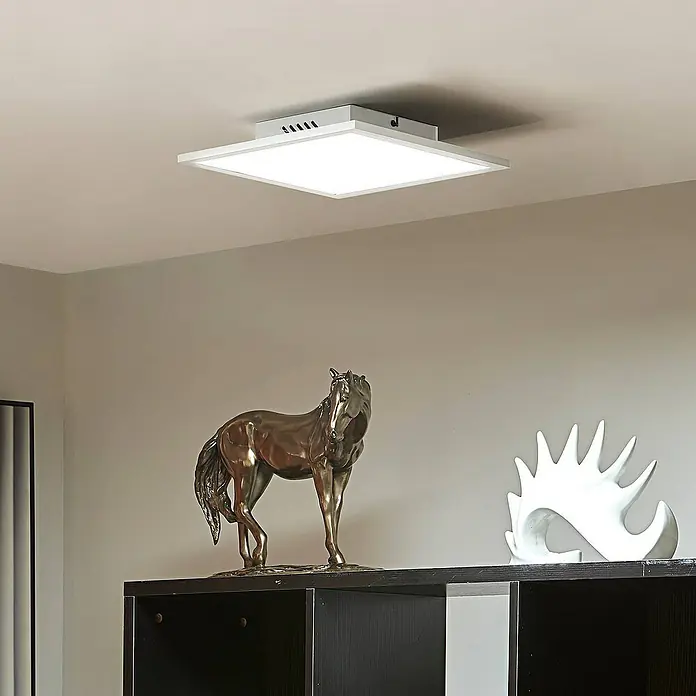 Lindby LED-Panel Lamin - weiß / opal