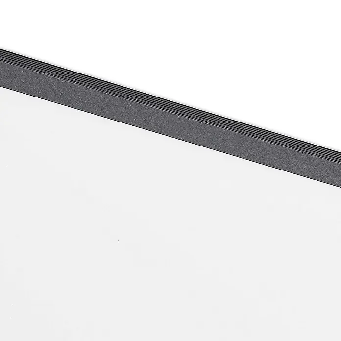 Lindby LED-Panel Nelios - L x B x H: 62 x 62 x 5,2 cm, schwarz, Neutralweiß