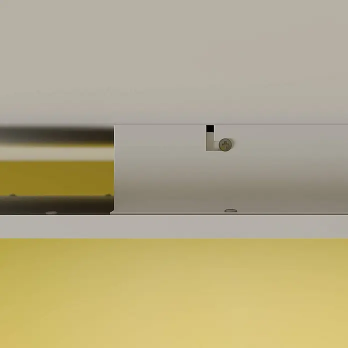 Lindby LED-Panel Luay - L x B x H: 80 x 30 x 5 cm, weiß / opal, weiß / opal