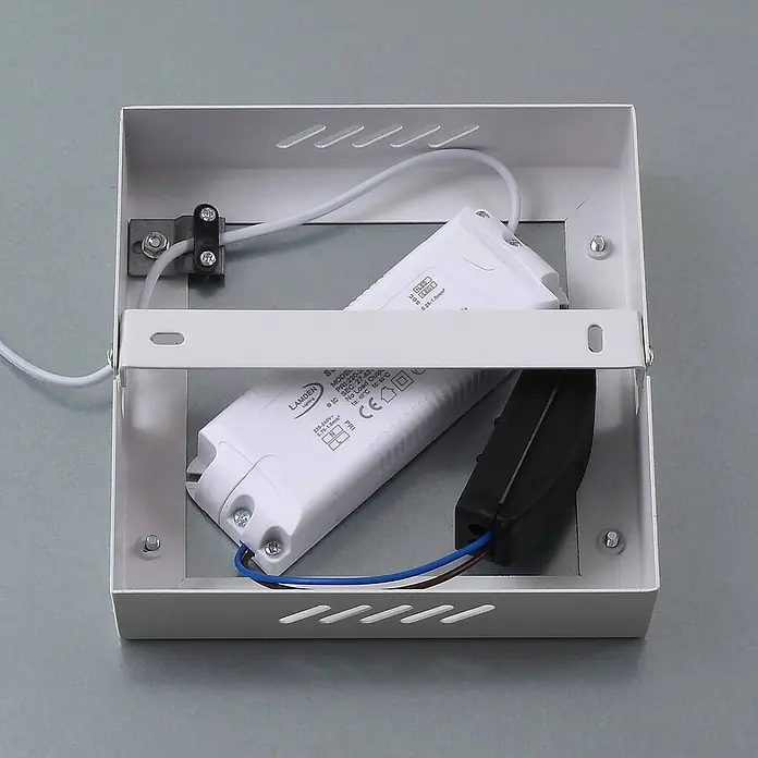 Lindby LED-Panel Enhife - weiß / opal, Neutralweiß