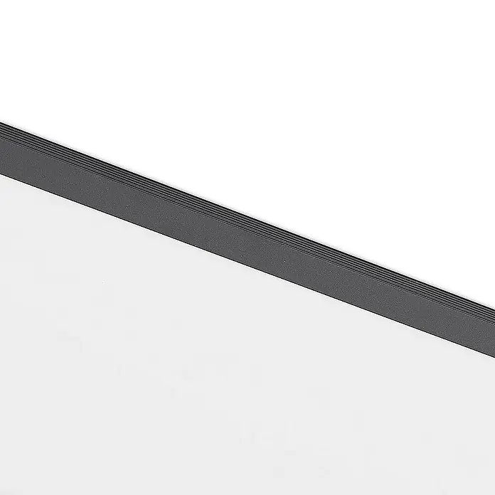 Lindby LED-Panel Nelios - L x B x H: 80 x 30 x 5,2 cm, schwarz, schwarz, Neutralweiß