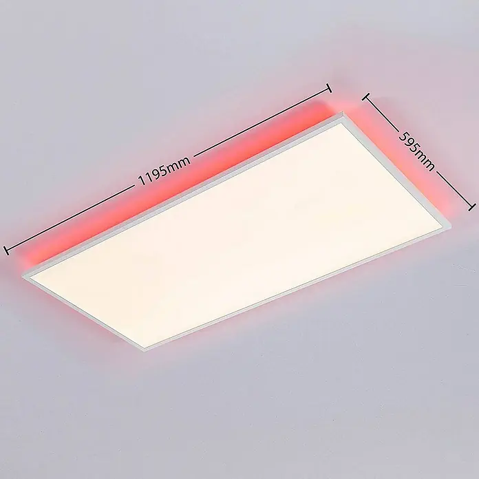 Arcchio LED-Panel Brenda - weiß / opal, weiß / opal