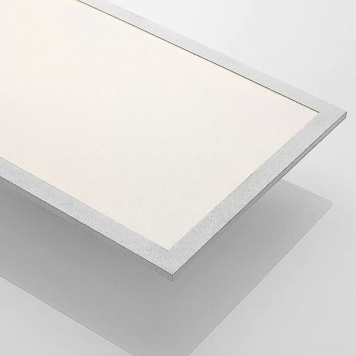 Lindby LED-Panel Stenley - L x B x H: 119,6 x 29,6 x 7,3 cm, weiß / opal