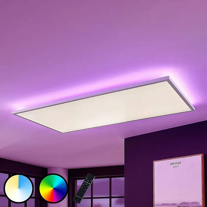 Arcchio LED-Panel Brenda - weiß / opal, weiß / opal