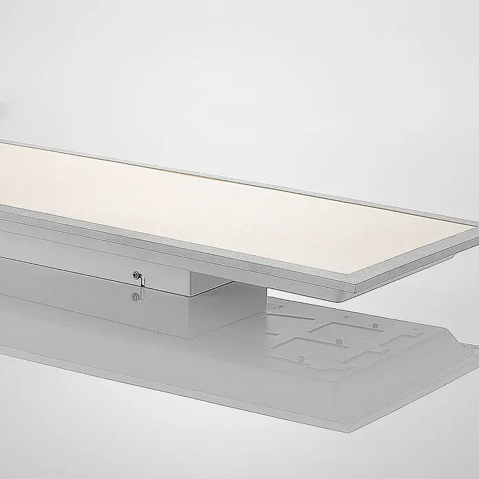 Lindby LED-Panel Stenley - L x B x H: 119,6 x 29,6 x 7,3 cm, weiß / opal
