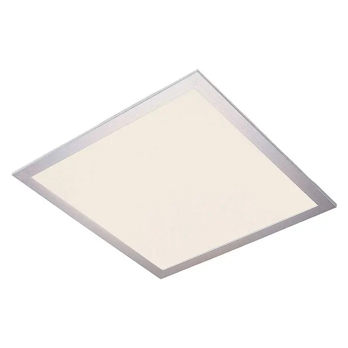 Lindby LED-Panel Livel - alu / grau / zink, Neutralweiß