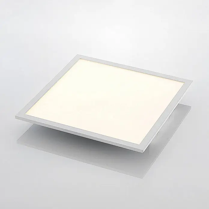 Lindby LED-Panel Quais - L x B x H: 40 x 40 x 5 cm, weiß / opal, weiß / opal, Neutralweiß