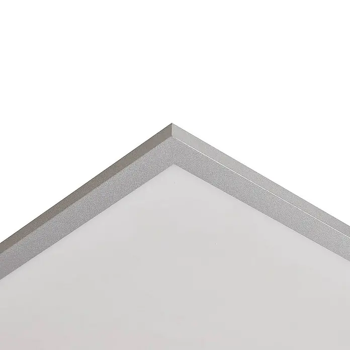 Lindby LED-Panel Livel - alu / grau / zink, Neutralweiß