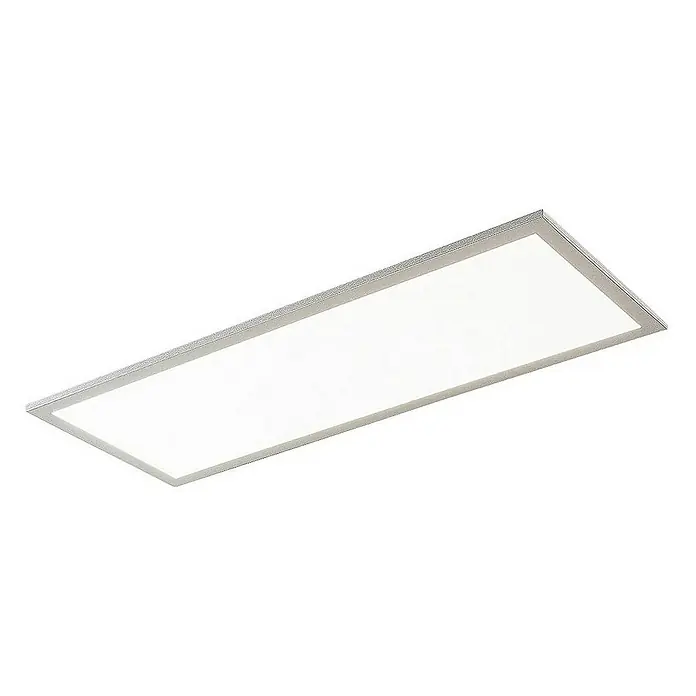 Prios LED-Panel Gelora - L x B x H: 80 x 30 x 5,2 cm, alu / grau / zink, weiß / opal, Neutralweiß