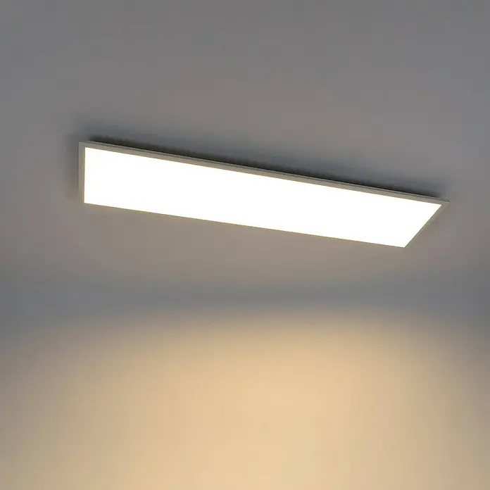 Lindby LED-Panel Luay - weiß / opal, weiß / opal