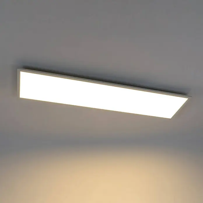 Lindby LED-Panel Luay - weiß / opal, weiß / opal