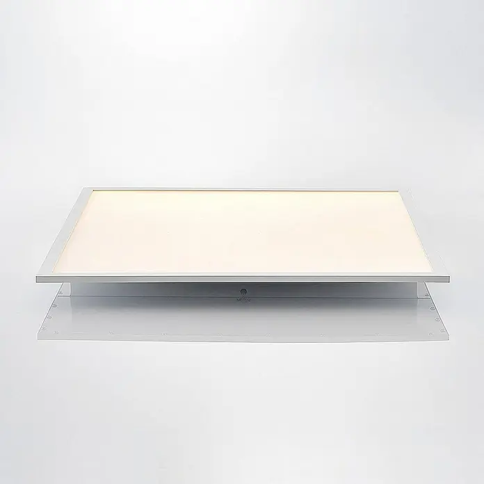 Lindby LED-Panel Quais - L x B x H: 60 x 60 x 5 cm, weiß / opal, weiß / opal, Neutralweiß