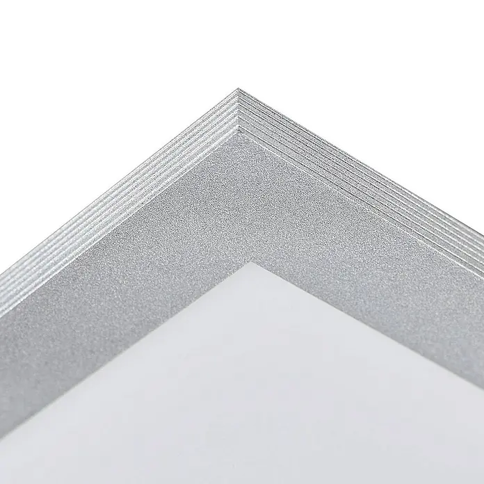 Arcchio LED-Panel Lyndra - L x B x H: 40 x 40 x 5 cm, alu / grau / zink, Neutralweiß