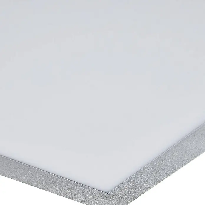 Arcchio LED-Panel Lyndra - L x B x H: 40 x 40 x 5 cm, alu / grau / zink, Neutralweiß