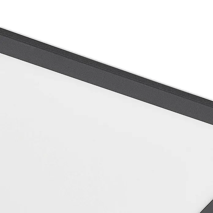 Lindby LED-Panel Nelios - L x B x H: 40 x 40 x 5,2 cm, schwarz, schwarz, Neutralweiß