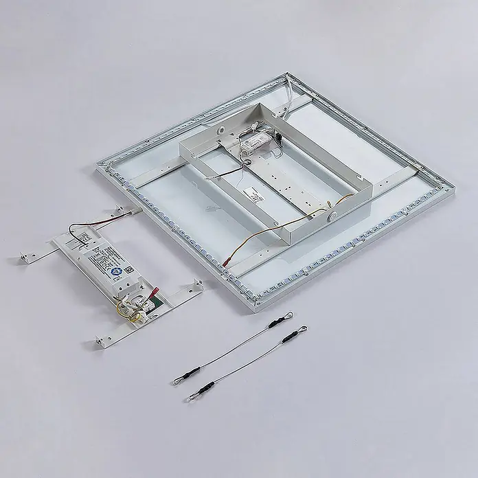 Arcchio LED-Panel Brenda - L x B x H: 59,5 x 59,5 x 5,5 cm, weiß / opal, weiß / opal