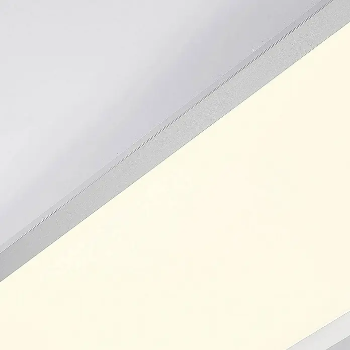 Arcchio LED-Panel Lysander - L x B x H: 119,5 x 29,5 x 4,5 cm, alu / grau / zink