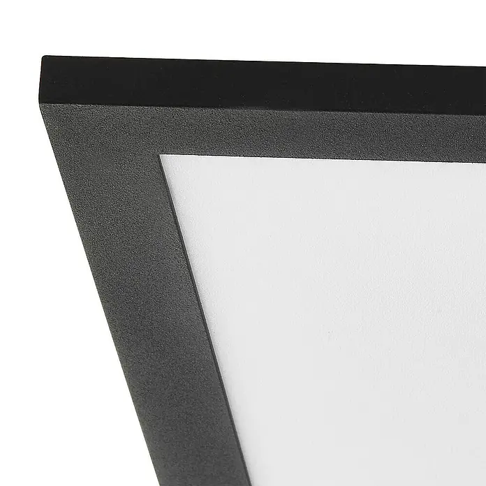 Lindby LED-Panel Lamin - L x B x H: 119,5 x 29,5 x 5 cm, schwarz