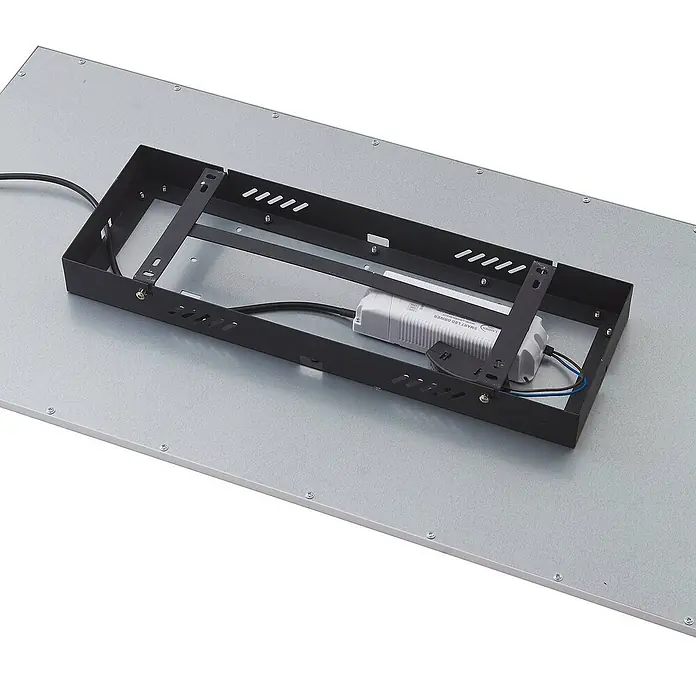 Lindby LED-Panel Lamin - L x B x H: 80 x 40 x 5 cm, weiß / opal