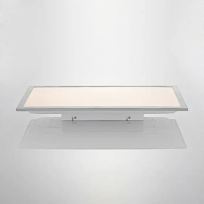 Lindby LED-Panel Stenley - L x B x H: 59,6 x 29,6 x 7,3 cm, weiß / opal, Neutralweiß