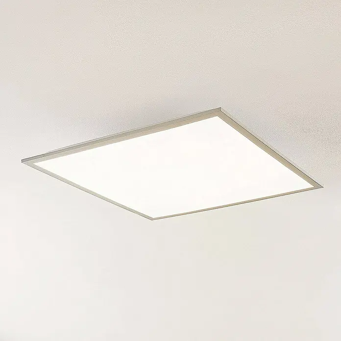 Lindby LED-Panel Stenley - weiß / opal, Neutralweiß