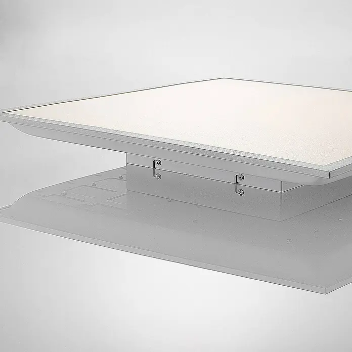 Lindby LED-Panel Stenley - weiß / opal, Neutralweiß