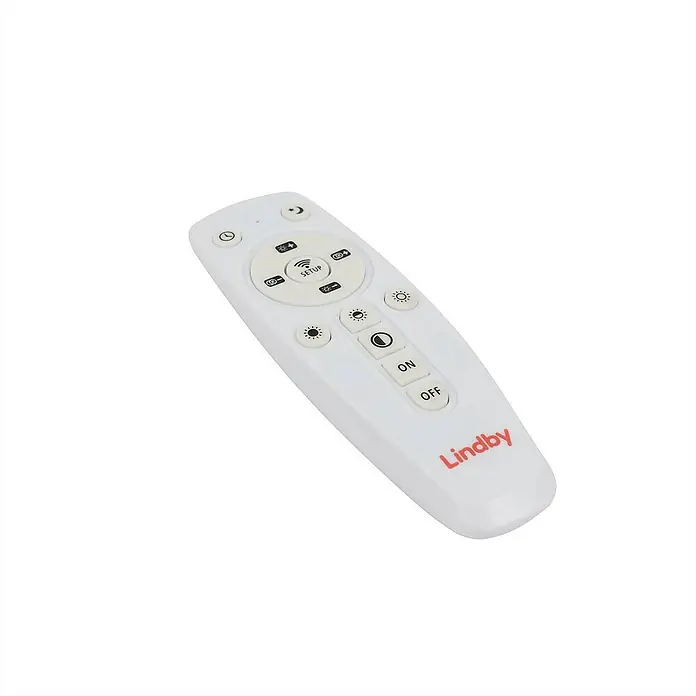 Lindby LED-Panel Kenma - L x B x H: 29,6 x 29,6 x 7,1 cm, weiß / opal, weiß / opal