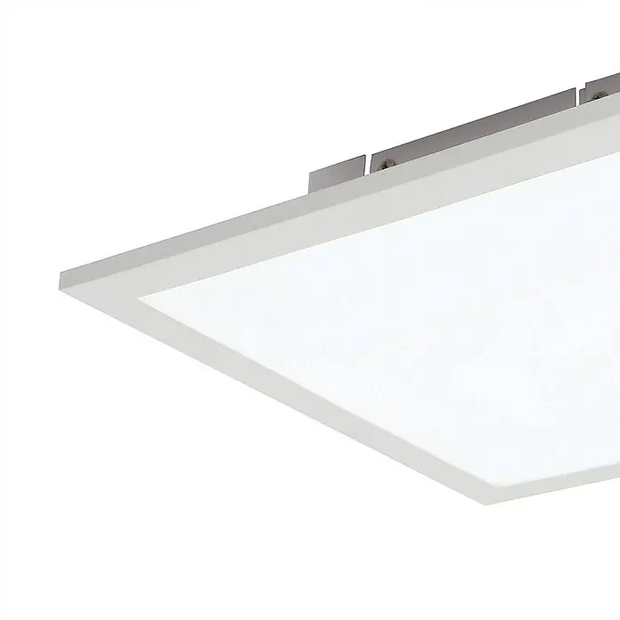Lindby LED-Panel Kenma - L x B x H: 29,6 x 29,6 x 7,1 cm, weiß / opal, weiß / opal