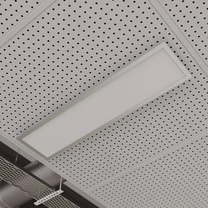 Arcchio LED-Panel Lyndra - alu / grau / zink, Neutralweiß