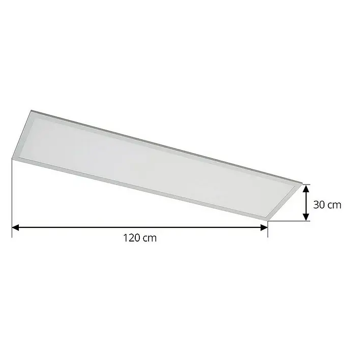 Arcchio LED-Panel Lyndra - alu / grau / zink, Neutralweiß