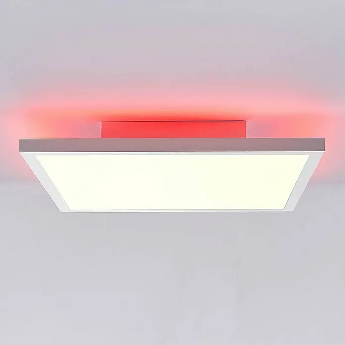 Arcchio LED-Panel Brenda - L x B x H: 40 x 40 x 5,5 cm, weiß / opal, weiß / opal