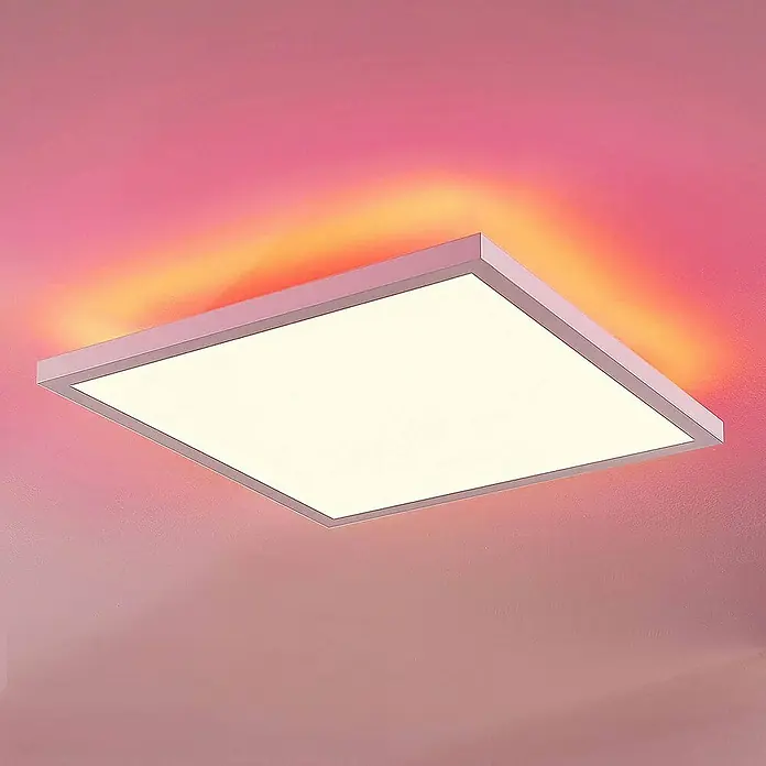 Arcchio LED-Panel Brenda - L x B x H: 40 x 40 x 5,5 cm, weiß / opal, weiß / opal