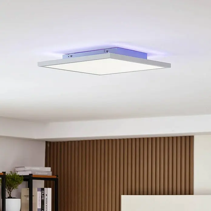 Arcchio LED-Panel Brenda - L x B x H: 40 x 40 x 5,5 cm, weiß / opal, weiß / opal