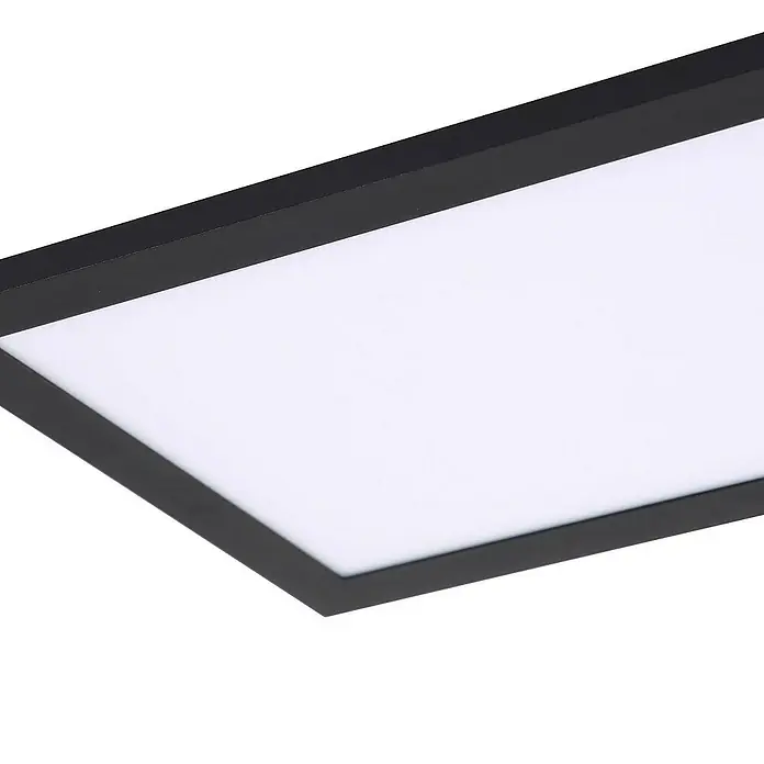 Lindby LED-Panel Enhife - L x B x H: 80 x 20 x 5 cm, schwarz, Neutralweiß