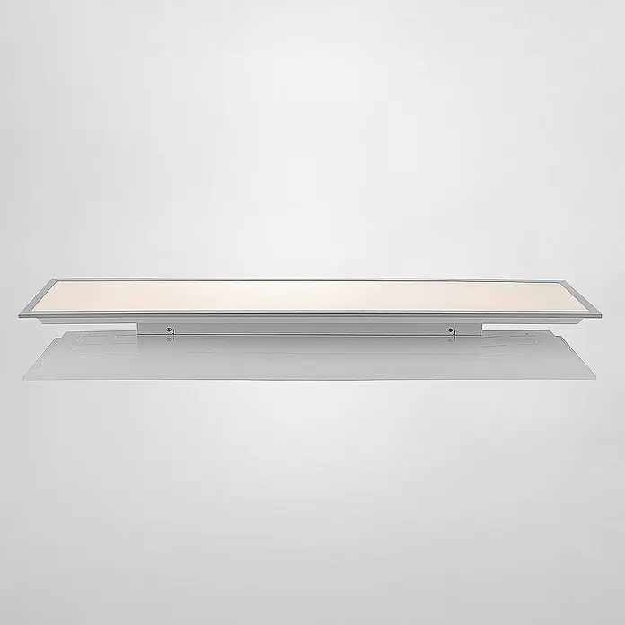Lindby LED-Panel Stenley - L x B x H: 119,6 x 29,6 x 7,3 cm, weiß / opal, Neutralweiß