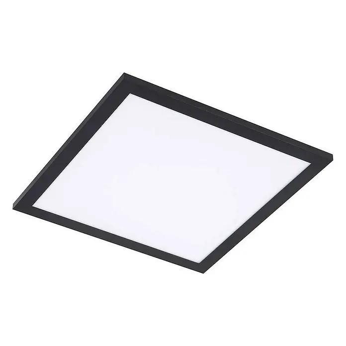 Lindby LED-Panel Enhife - schwarz, Neutralweiß
