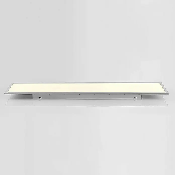Lindby LED-Panel Quais - L x B x H: 120 x 30 x 4,9 cm, weiß / opal, weiß / opal, Neutralweiß