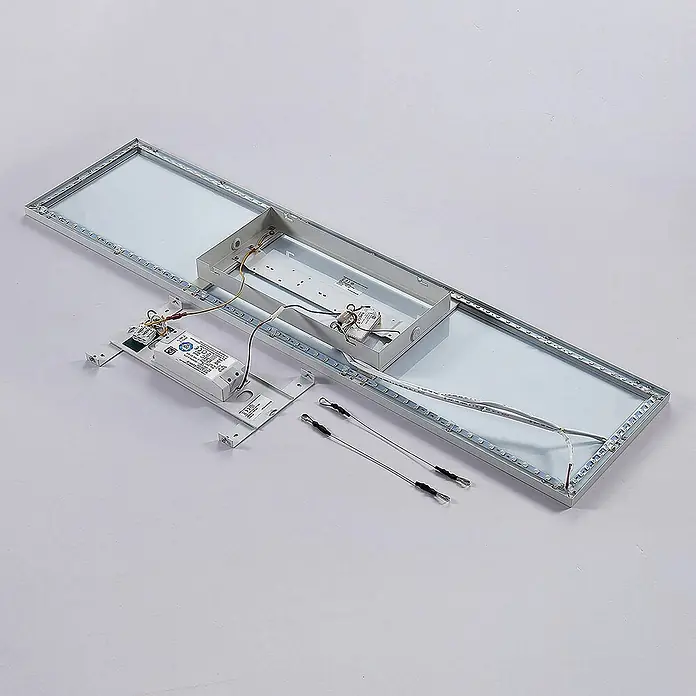 Arcchio LED-Panel Brenda - L x B x H: 119,5 x 29,5 x 5,5 cm, weiß / opal, weiß / opal
