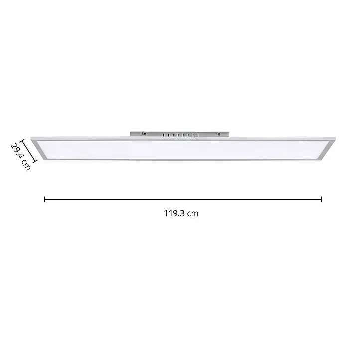 Arcchio LED-Panel Lysander - alu / grau / zink