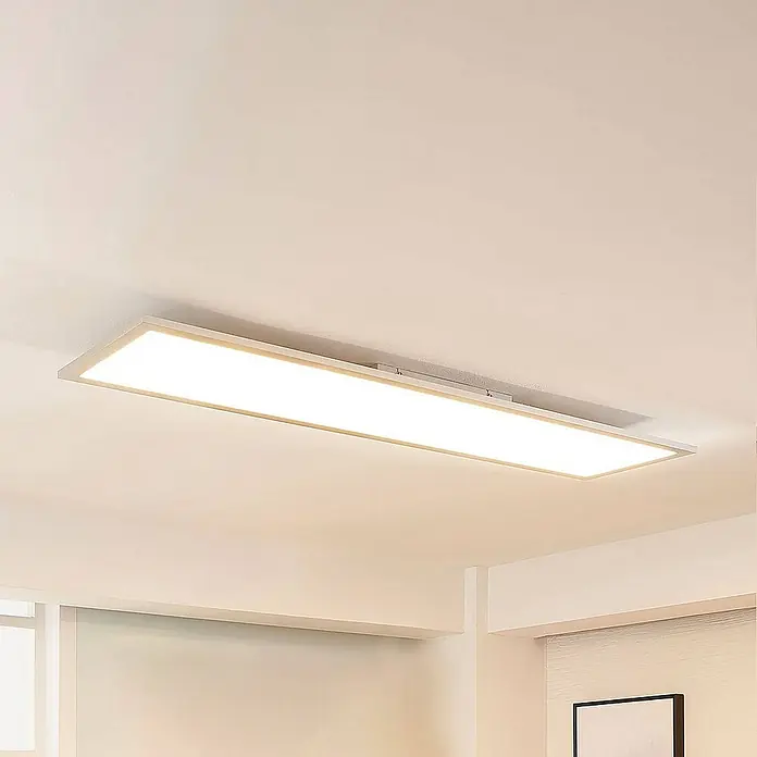 Arcchio LED-Panel Lysander - alu / grau / zink