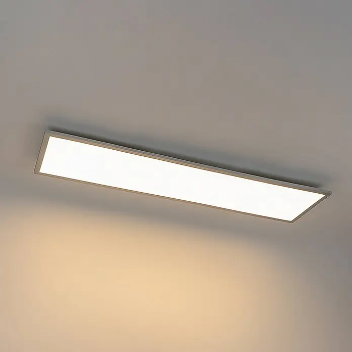 Arcchio LED-Panel Lysander - alu / grau / zink