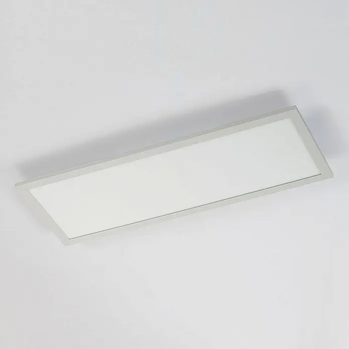 Arcchio LED-Panel Enja - L x B x H: 79,5 x 29,5 x 5,2 cm, weiß / opal, weiß / opal, Warmweiß