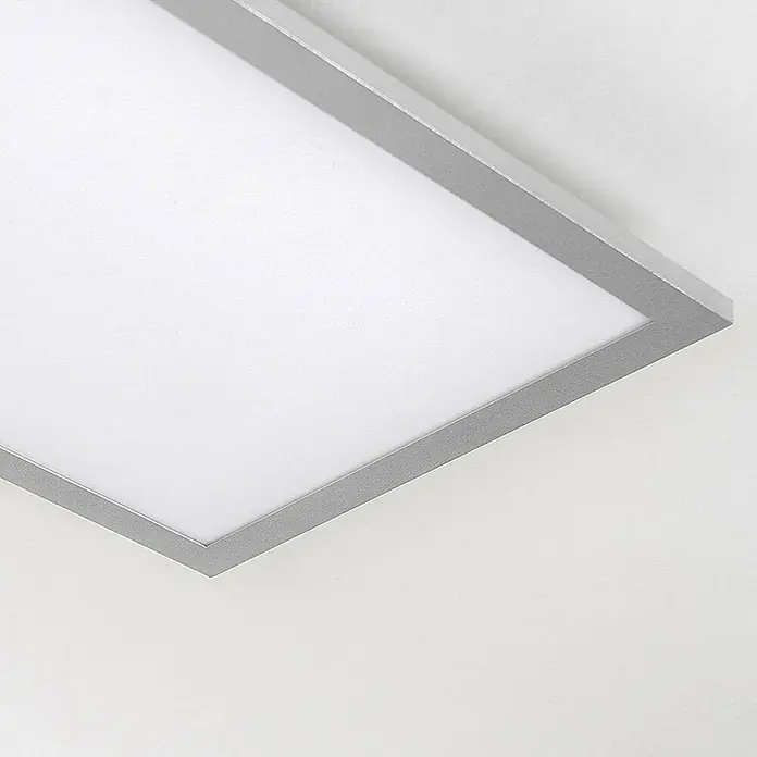 Arcchio LED-Panel Lysander - alu / grau / zink