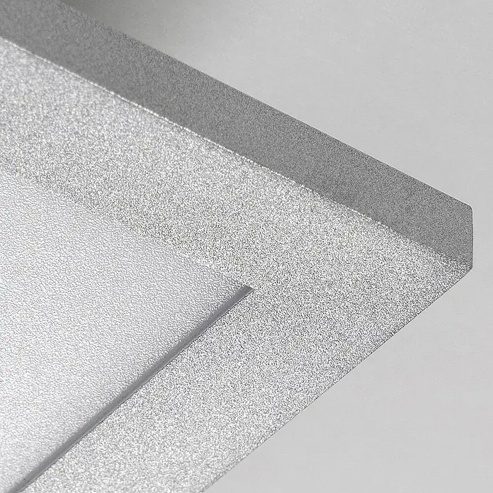 Arcchio LED-Panel Lysander - alu / grau / zink