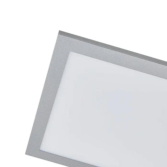 Arcchio LED-Panel Lyndra - L x B x H: 80 x 30 x 5 cm, alu / grau / zink, Neutralweiß