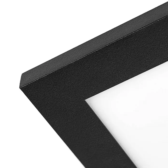 Lindby LED-Panel Lamin - L x B x H: 80 x 40 x 5 cm, schwarz